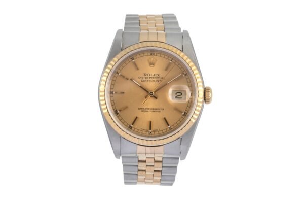 Rolex Datejust steel / gold automatic men's watch 16233 LP: 15350EUR [2604214]