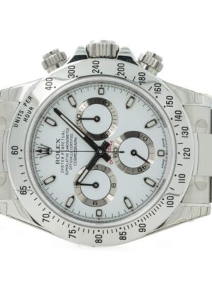 Rolex Daytona Cosmograph Chronograph 116520 White Dial APH