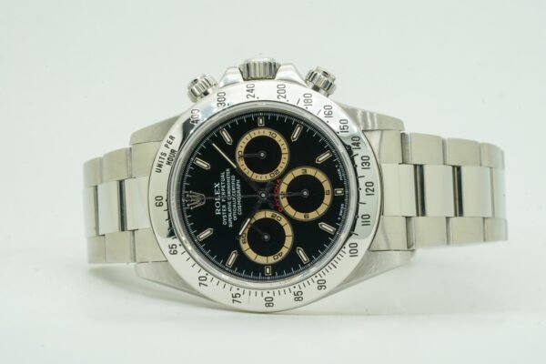 Rolex Daytona Cosmograph Oyster Perpetual 16520 PATRIZZI Dial Ser. T 40mm Black Dial CV2