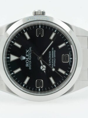 Rolex Explorer 1 Black Dial 214270 39mm Black Dial