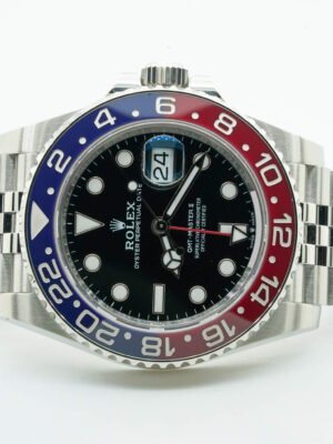 Rolex GMT Master II 126710BLRO 126710 BLRO 40mm Jubileé Pepsi Black Dial