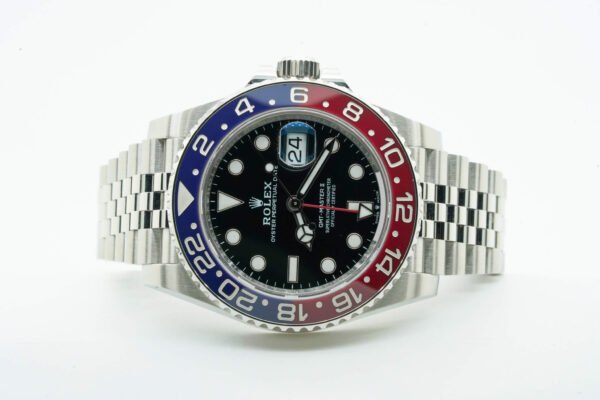Rolex GMT Master II 126710BLRO 126710 BLRO 40mm Jubileé Pepsi Black Dial