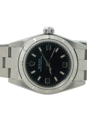 Rolex Lady Oyster Perpetual 76030 Black Dial Ser. F