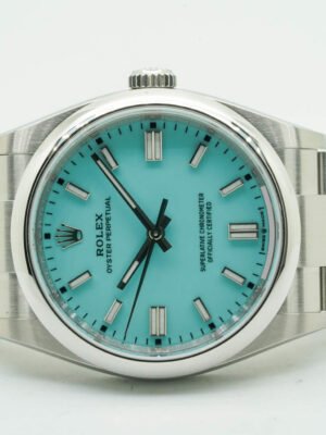 Rolex Oyster Perpetual 126000 36MM Tiffany Coloured Blue Dial