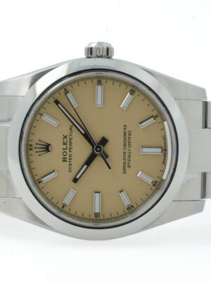 Rolex Oyster Perpetual 34 124200 124200-0007 Beige Dial 34mm