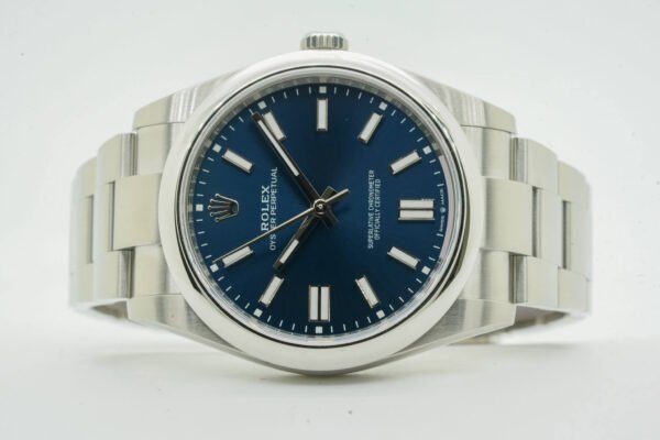 Rolex Oyster Perpetual 41mm Blu Blue Dial 124300