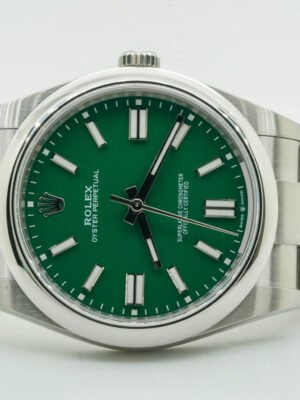 Rolex Oyster Perpetual 41mm Green Dial 134300