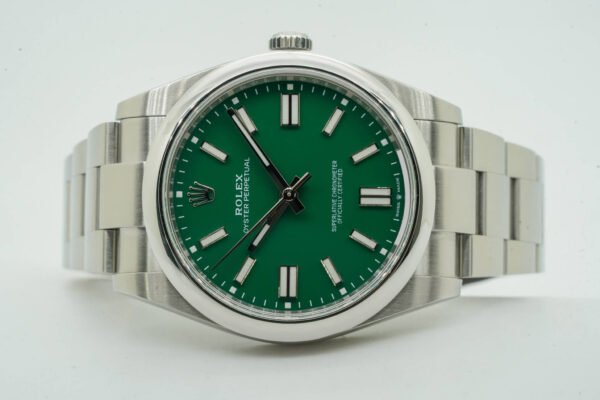 Rolex Oyster Perpetual 41mm Verde Green Dial 134300