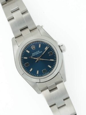 Rolex Oyster Perpetual 76080 Lady Blue Dial Ser. D 12/2005