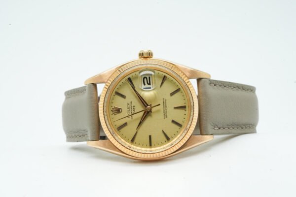 Rolex Oyster Perpetual Date 1503 Champagne Dial Ser. 82xxxx Just Serviced 9754