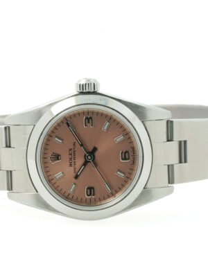 Rolex Oyster Perpetual Lady 76080 Blue Dial 24mm Ser. K