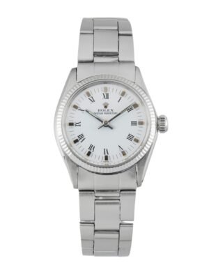 Rolex Oyster Perpetual steel / white gold automatic women's watch 6751 Vintage [2601448]