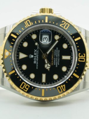 Rolex Sea-Dweller 43mm Steel & Gold 18K Yellow Gold Black Dial 126603