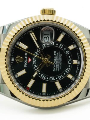 Rolex Sky-Dweller Black Dial Steel & Gold 336933 336933-0004