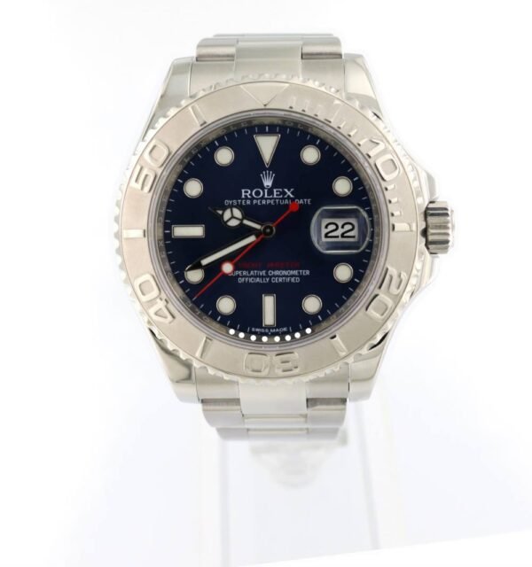 Rolex Yacht-Master 40 Ref. 116622 Blue dial Platinum Bezel Box & Warranty 2015 shop online Horae Luxury - Vendita online orologi vintage di lusso