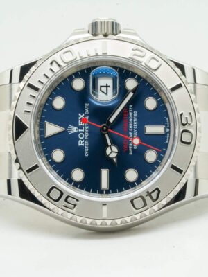 Rolex Yacht Master Watch Platinum 40mm Blue Dial 126622