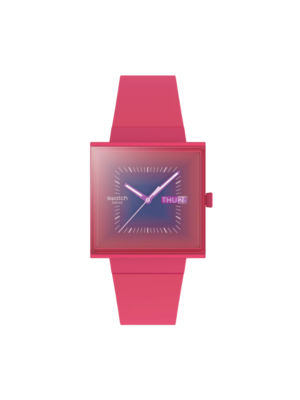 Swatch Orologio Squarely Berry
