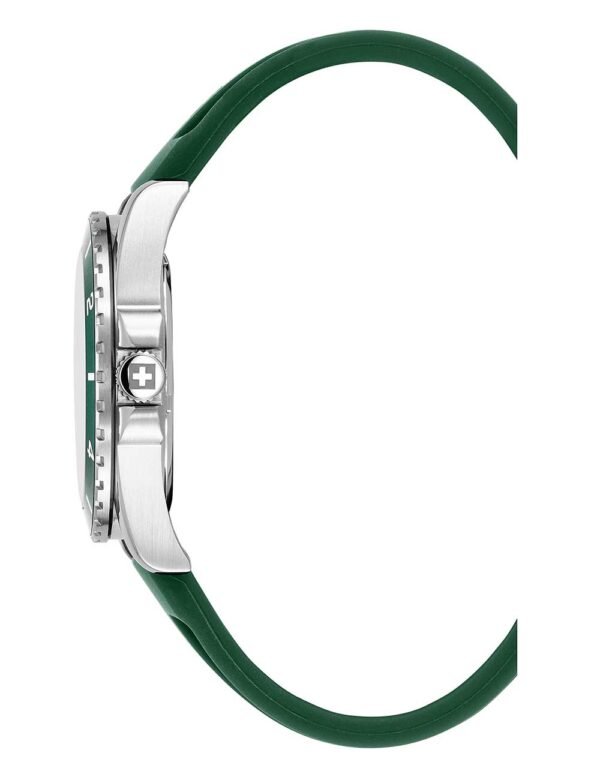 Swiss Alpine Military 7034.1834 Orologio Uomo Sierra argento verde 42mm 10ATM