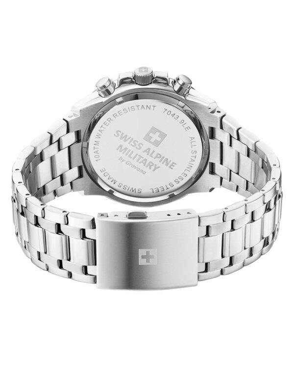 Swiss Alpine Military 7043.9135 Cronografo Orologio Uomo 46mm 10ATM