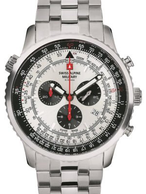 Swiss Alpine Military 7078.9132 Cronografo Orologio Uomo 45mm 10ATM