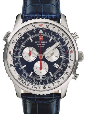 Swiss Alpine Military 7078.9535 Cronografo Orologio Uomo 45mm 10ATM