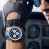 Swiss Alpine Military 7078.9535 Cronografo Orologio Uomo 45mm 10ATM