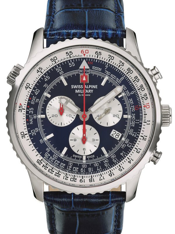 Swiss Alpine Military 7078.9535 Cronografo Orologio Uomo 45mm 10ATM