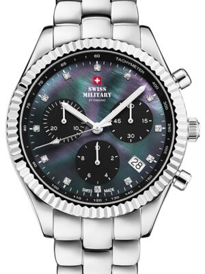 Swiss Military SM30207.01 Elegant Cronografo Orologio Donna 38mm 5ATM