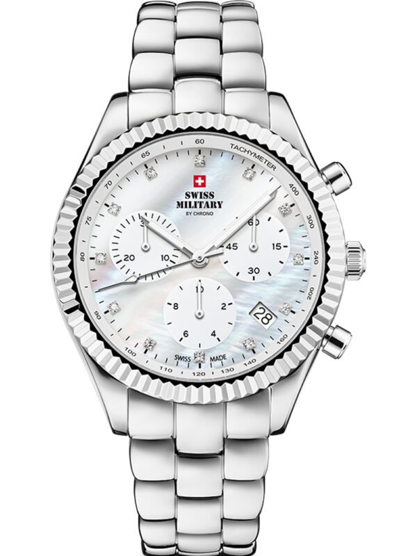 Swiss Military SM30207.02 Elegant Cronografo Orologio Donna 38mm 5ATM