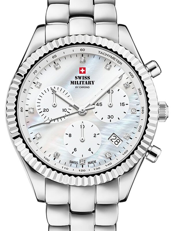 Swiss Military SM30207.02 Elegant Cronografo Orologio Donna 38mm 5ATM