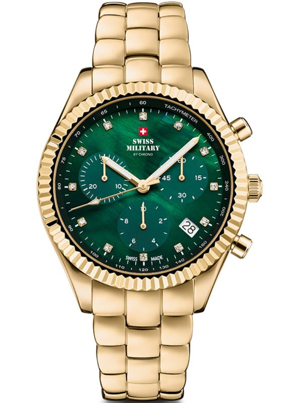 Swiss Military SM30207.04 Elegant Cronografo Orologio Donna 38mm 5ATM