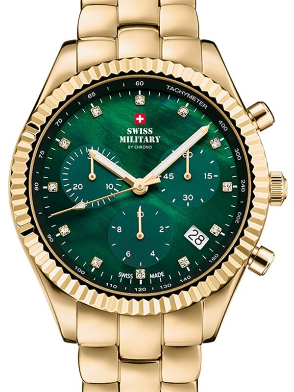 Swiss Military SM30207.04 Elegant Cronografo Orologio Donna 38mm 5ATM