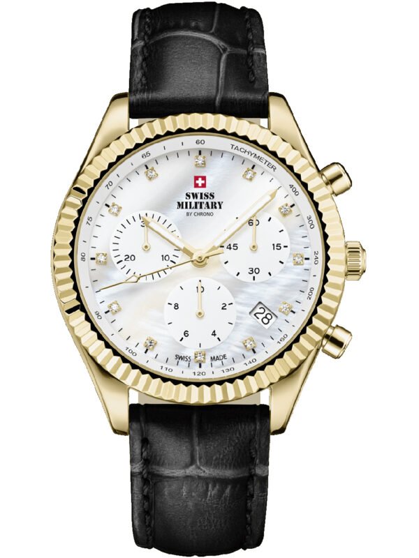 Swiss Military SM30207.07 Elegant Cronografo Orologio Donna 38mm 5ATM