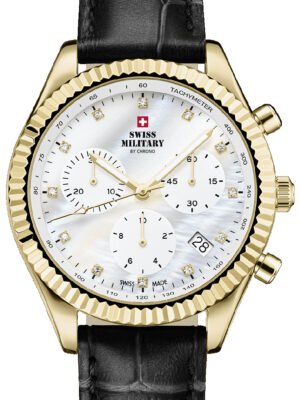 Swiss Military SM30207.07 Elegant Cronografo Orologio Donna 38mm 5ATM