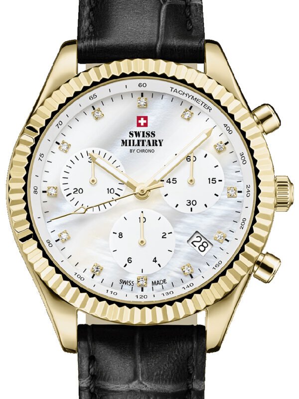 Swiss Military SM30207.07 Elegant Cronografo Orologio Donna 38mm 5ATM