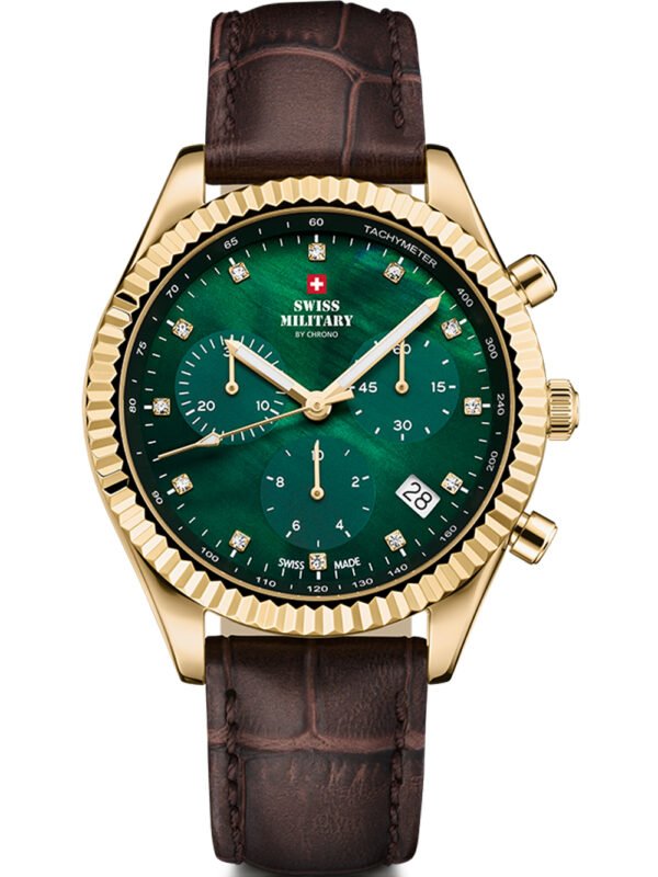 Swiss Military SM30207.08 Elegant Cronografo Orologio Donna 38mm 5ATM