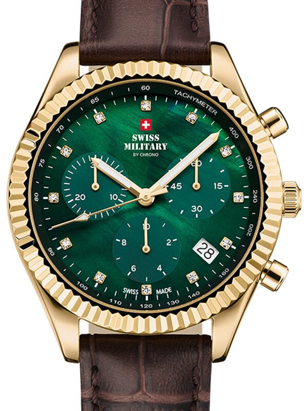 Swiss Military SM30207.08 Elegant Cronografo Orologio Donna 38mm 5ATM