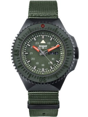 Traser H3 109858 P69 Black-Stealth Green Orologio Uomo 46mm 20ATM