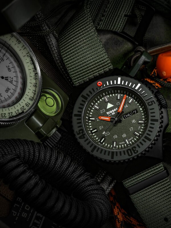 Traser H3 109858 P69 Black-Stealth Green Orologio Uomo 46mm 20ATM