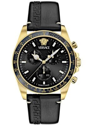 Versace VE0H00225 Orologio Uomo Greca Chrono Wave 43mm 5ATM