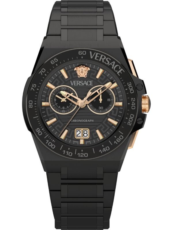 Versace VE5N00726 Orologio Uomo Greca Reaction Cronografo 43mm 5ATM