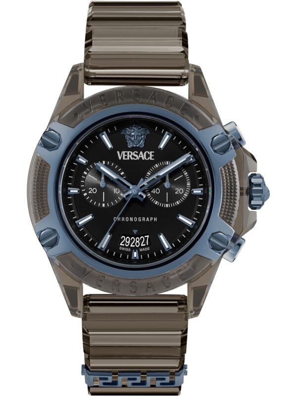 Versace VE8P00825 Orologio Uomo New Icon Active Cronografo 44mm 3ATM