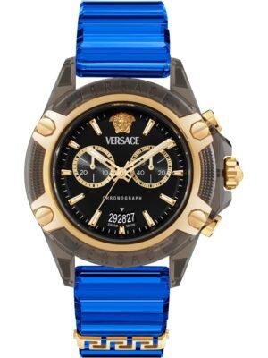Versace VE8P00925 Orologio Uomo New Icon Active Cronografo 44mm 3ATM