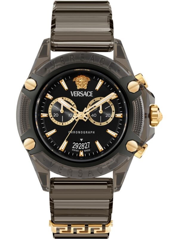 Versace VE8P01125 Orologio Uomo New Icon Active Cronografo 44mm 3ATM