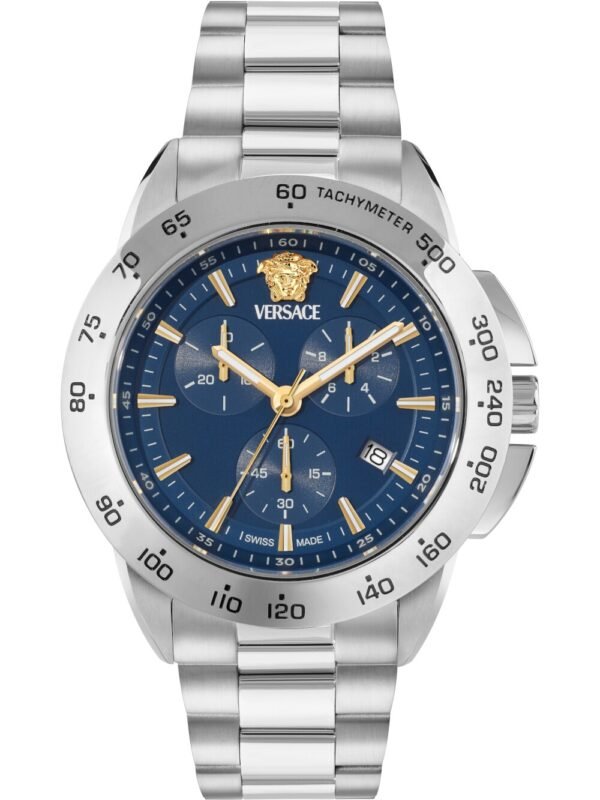 Versace VEKIA0425 Orologio Uomo V-Sport Cronografo 44mm 5ATM