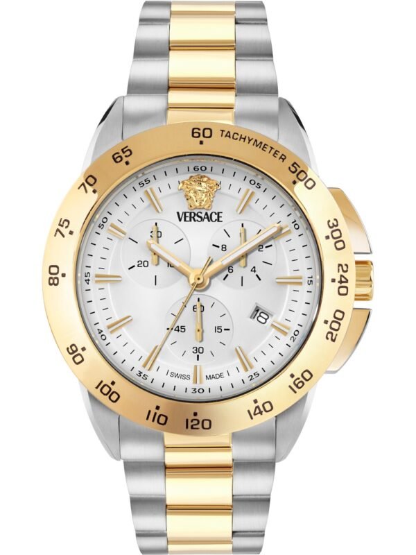 Versace VEKIA0525 Orologio Uomo V-Sport Cronografo 44mm 5ATM