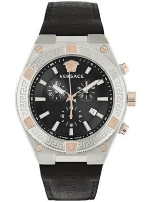 Versace VESO00422 Orologio Uomo Sporty Greca Cronografo 46mm 5ATM