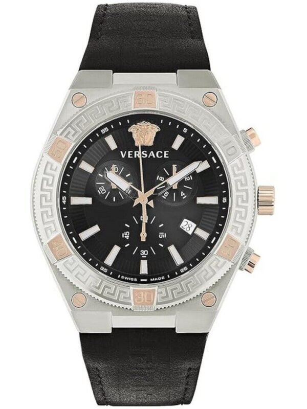 Versace VESO00422 Orologio Uomo Sporty Greca Cronografo 46mm 5ATM