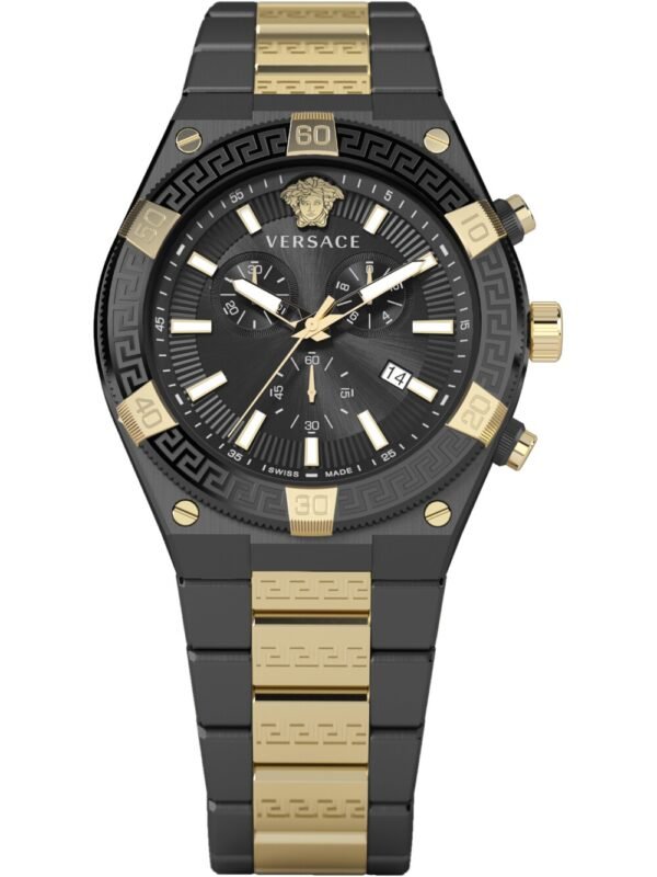 Versace VESO00722 Orologio Uomo Sporty Greca Cronografo 46mm 5ATM