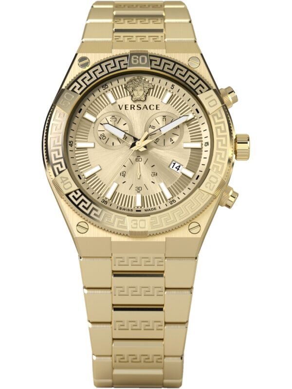 Versace VESO01424 Orologio Uomo Sporty Greca Cronografo 46mm 5ATM